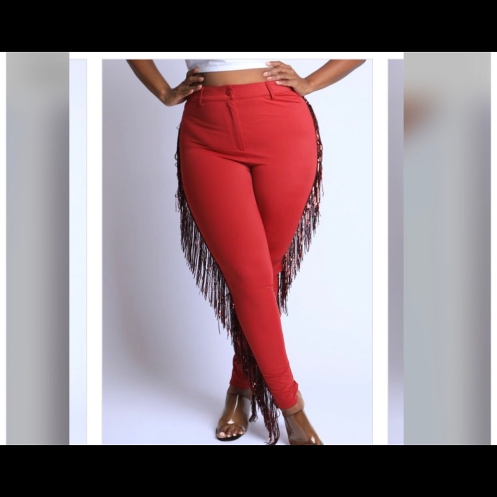 Sequin pants